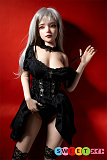 Qita Doll 金妮 シームレス 165cm Eカップ 小恶魔コスプレ 巨乳 等身大 リアル ドール シリコン製 口開閉機能＆髪の毛の植毛付き