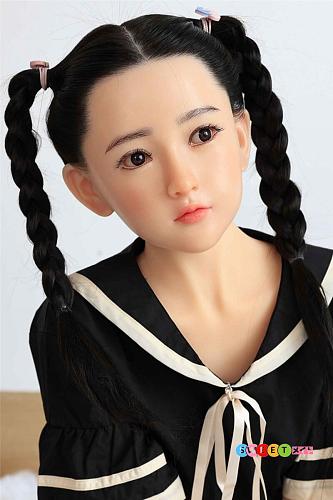 My Loli Waifu 莉央RIO ツインテールの元気な女の子 リアルドール 138cm AAカップ 貧乳エロ人形 シリコンヘッド+TPEボディ