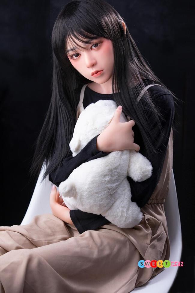 My Loli Waifu 結菜Yuna 無邪気な黒髪の美少女ラブドール 145cm Aカップ シリコンヘッド+TPEボディ 貧乳リアルドール