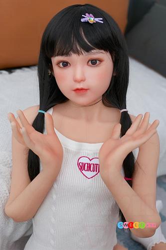 My Loli Waifu 希咲Kisa ツインテールの童顔美少女ダッチワイフ 138cm AAカップ 貧乳lovedoll シリコンヘッド+TPEボディ