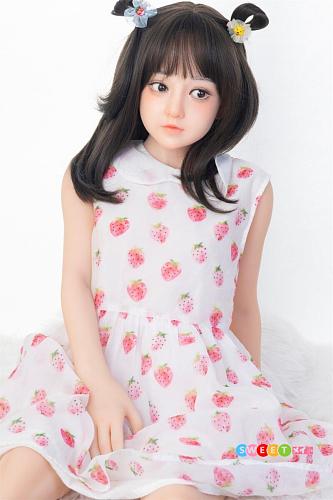 My Loli Waifu 萌愛Moa いちごドレスの美少女 エロドール 138cm AAカップ シリコンヘッド+TPEボディ