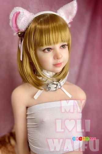 My Loli Waifu Julie 金髪の欧米風美少女 ダッチ 人形 126cm AAカップ 貧乳リアルドール シリコンヘッド+TPEボディ
