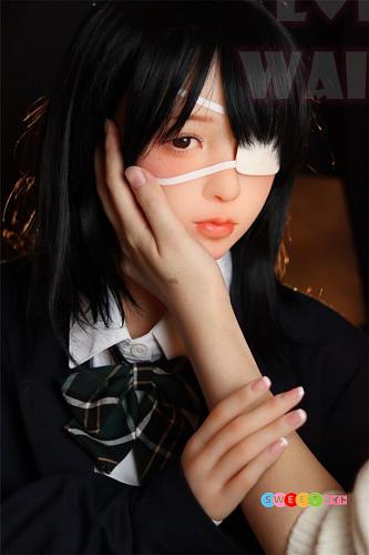 My Loli Waifu 結菜 黒髪の清楚な高校生 ラブドール 150cm Dカップ jk制服リアルドール シリコンヘッド+TPEボディ