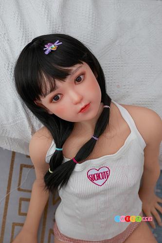 My Loli Waifu 希咲Kisa ツインテールの童顔美少女ダッチワイフ 138cm AAカップ 貧乳lovedoll シリコンヘッド+TPEボディ
