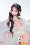 SHEDOLL お姫様 ラブドール 最新作ボディ 145cm Gカップ 洛小乙2.0 (LuoXiaoyi) BJDメイク プリンセス 等身大リアルドール 掲載画像はシリコンヘッド＋TPEボディ