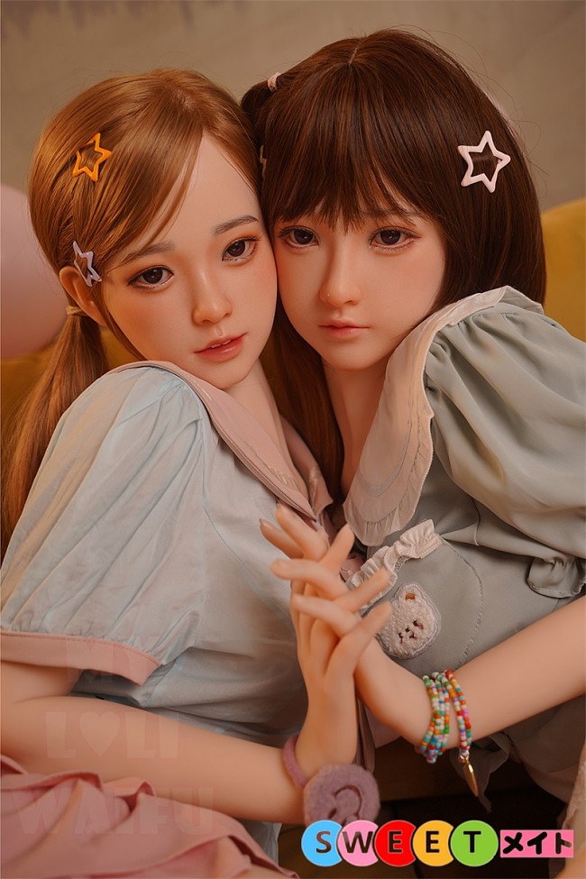 My Loli Waifu 姉妹lovedoll 148cm美亜&145cm陽葵 シリコンヘッド+TPEボディ Bカップ