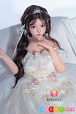SHEDOLL お姫様 ラブドール 最新作ボディ 145cm Gカップ 洛小乙2.0 (LuoXiaoyi) BJDメイク プリンセス 等身大リアルドール 掲載画像はシリコンヘッド＋TPEボディ