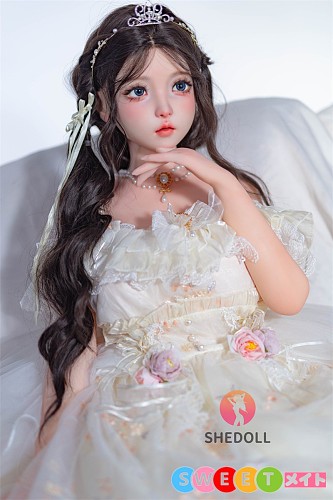 SHEDOLL お姫様 ラブドール 最新作ボディ 145cm Gカップ 洛小乙2.0 (LuoXiaoyi) BJDメイク プリンセス 等身大リアルドール 掲載画像はシリコンヘッド＋TPEボディ