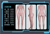 JYDOLL 青鸟2.0 163cm Fカップ 巨乳ラブドール シリコン 等身大リアルドール 掲載画像はスターメイク
