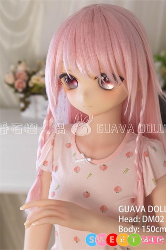 Guavadoll アニメラブドール 150cm Aカップ DM02 ピンク髪 等身大ドールビニールヘッド+TPEボディ