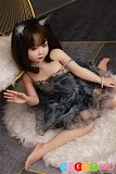 猫耳 黒髪 AXB Doll ラブドール 100cm AAカップ 等身リアルドール 