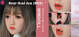 WMDOLL ラブドール 頭部 ROS機能選択可 お口の開閉機能+オーラル+固定式舌と歯追加可 TPE製＆シリコン製