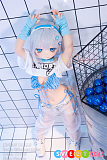 WM Doll アニメラブドール 140cm Bカップ Y012ヘッド【ソフトビニール製ヘッド+シリコン製ボディ】アイドル 等身大リアルドール