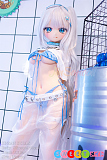 WM Doll アニメラブドール 140cm Bカップ Y012ヘッド【ソフトビニール製ヘッド+シリコン製ボディ】アイドル 等身大リアルドール