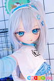 WM Doll アニメラブドール 140cm Bカップ Y012ヘッド【ソフトビニール製ヘッド+シリコン製ボディ】アイドル 等身大リアルドール