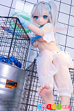 WM Doll アニメラブドール 140cm Bカップ Y012ヘッド【ソフトビニール製ヘッド+シリコン製ボディ】アイドル 等身大リアルドール