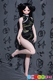 Mini Doll 妃筱 可愛い ミニラブドール 新ボディ60XScm 普乳 シリコンボディ セックス可能 チャイナドレス ボディ選択可 リアルドール