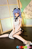 Mini Doll 甘羽 可愛い ミニラブドール 60cm 普乳 シリコンボディ セックス可能 チャイナドレス ボディ選択可 リアルドール