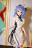 Mini Doll 甘羽 可愛い ミニラブドール 60cm 普乳 シリコンボディ セックス可能 チャイナドレス ボディ選択可 リアルドール