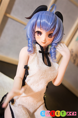 Mini Doll 甘羽 可愛い ミニラブドール 60cm 普乳 シリコンボディ セックス可能 チャイナドレス ボディ選択可 リアルドール