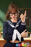 JK 学生 学園 梦舒 163cm 眼鏡 リアル ドール 中国