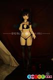 Guavadoll 小恶魔 ソフトビニールヘッド+TPEボディ 可愛いアニメセックスドール 136cm AAカップ