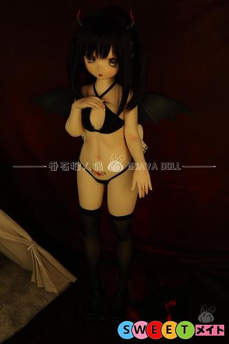 Guavadoll 小恶魔 ソフトビニールヘッド+TPEボディ 可愛いアニメセックスドール 136cm AAカップ