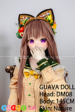 Guavadoll アニメラブドール 145cm Bカップ DM08 等身大ドール ビニールヘッド＋TPEボディ