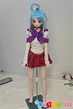 Mini Doll 阿库娅 可愛い ミニラブドール 60cm 普乳 セックス可能 ロリ等身大リアルドール ビニールヘッド＋シリコンボディ