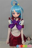 Mini Doll 阿库娅 可愛い ミニラブドール 60cm 普乳 セックス可能 ロリ等身大リアルドール ビニールヘッド＋シリコンボディ