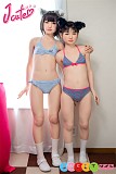 J-cute 133cm 貧乳 AGD07唯&AGD08 美郁 149cm 貧乳 妹系リアルドール フルシリコン製