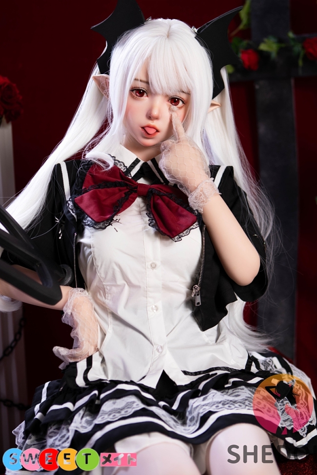 SHEDOLL ラブドール 148cm Dカップ 朵朵2.0ちゃん 小悪魔 等身大リアルドール 掲載画像はシリコンヘッド+TPEボディ
