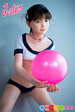 J-cute AGD07 唯 133cm 貧乳 アダルトリアルドール 宣伝画像は髪の毛の植毛 シリコン製