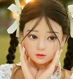 Sanmu doll #S32 145cm Bカップ シリコンヘッド+TPEボディ幼い系 ルックス ラブドール ろり
