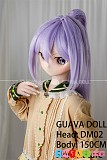 Guavadoll アニメセックスドール 150cm Aカップ DM02 ビニールヘッド TPEボディ