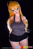Mini Doll 小さいラブドール 60cm 普通乳 #09ヘッド 笑い顔 ソフトビニール製ヘッド シリコン製ボディ 軽量化ドール【収納が便利 使いやすい 普段は鑑賞用 小さいラブドール cosplay】