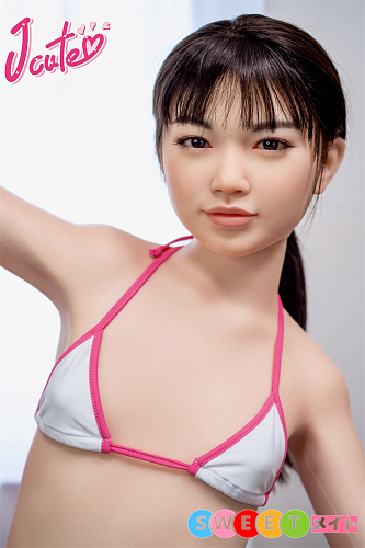 J-cute  AGD07 唯 貧乳 ラブドール 133cm ビキニ リアルドール 宣伝画像は髪の毛の植毛 フルシリコン製 エッチな人形