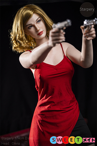 Starpery Olivia ラブドール 174cm Dカップ  リアルメイク付き リアルドール フルシリコン製