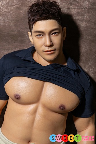 Qita Doll 熊教練 男性ラブドール 170cm 等身大 イケメン 筋肉タイプ シームレス シリコン製 ダッチワイフ 小麦肌 お口開閉機能付き