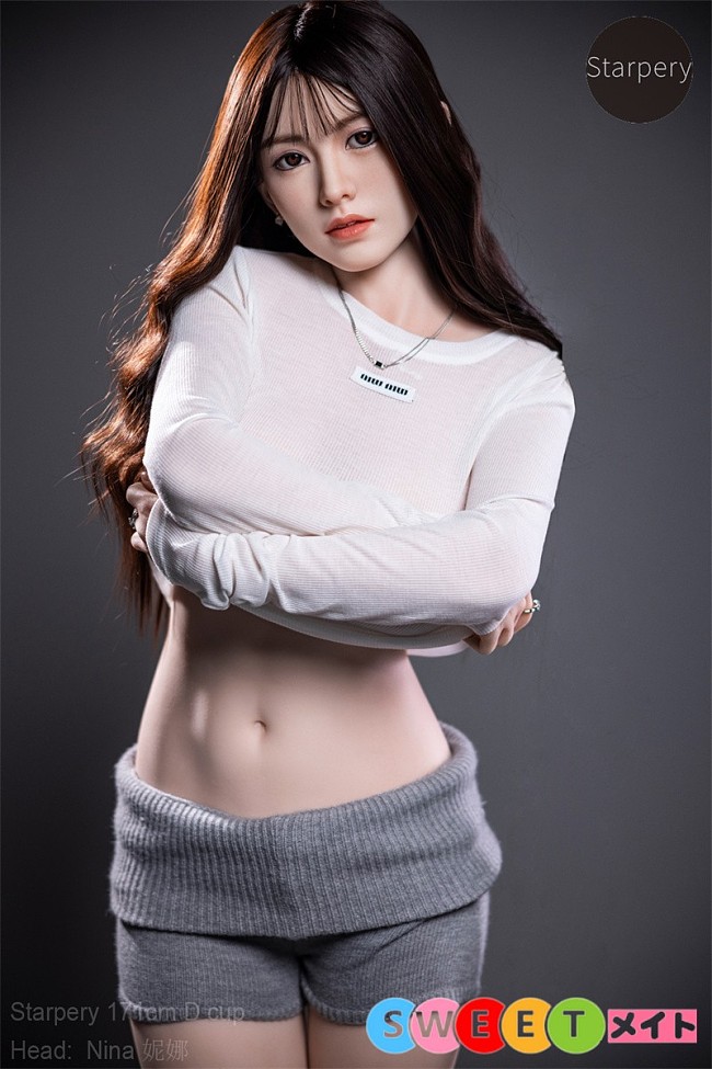 Starpery Nina ラブドールエロ 171cm Dカップ ダッチワイフ フルシリコン製 アジア美人 リアルメイク付き