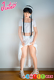 J-cute 137cm 貧乳 AGD19萌咲 ダッチワイフ 髪の毛の植毛 フルシリコン製