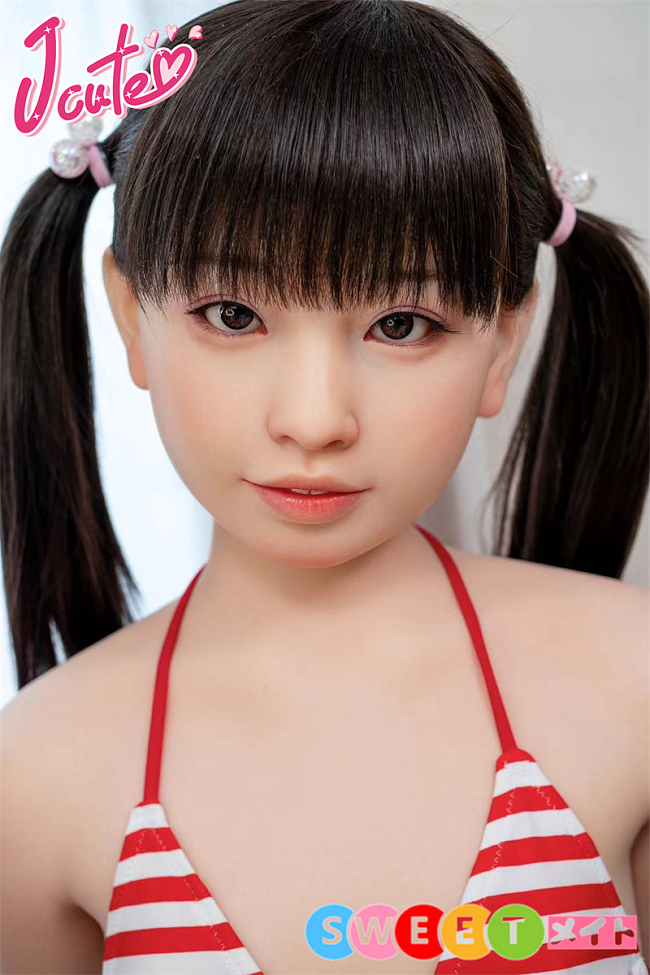J-cute 149cm 貧乳 AGD01澪 ダッチワイフ 宣伝画像は髪の毛の植毛 シリコン sex doll