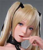WAXDOLL ロリ系ラブドール 155cm Cカップ 普乳 GD36_1ヘッド フルシリコン製 ダッチワイフえろ【宣伝画像は口開閉機能ありの軟性シリコンヘッド】DOAマリー・ローズ エッチドール