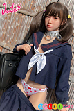 J-cute 貧乳 137cm 萌咲 ダッチワイフシリコンヘッド＋S-TPEボディsex人形