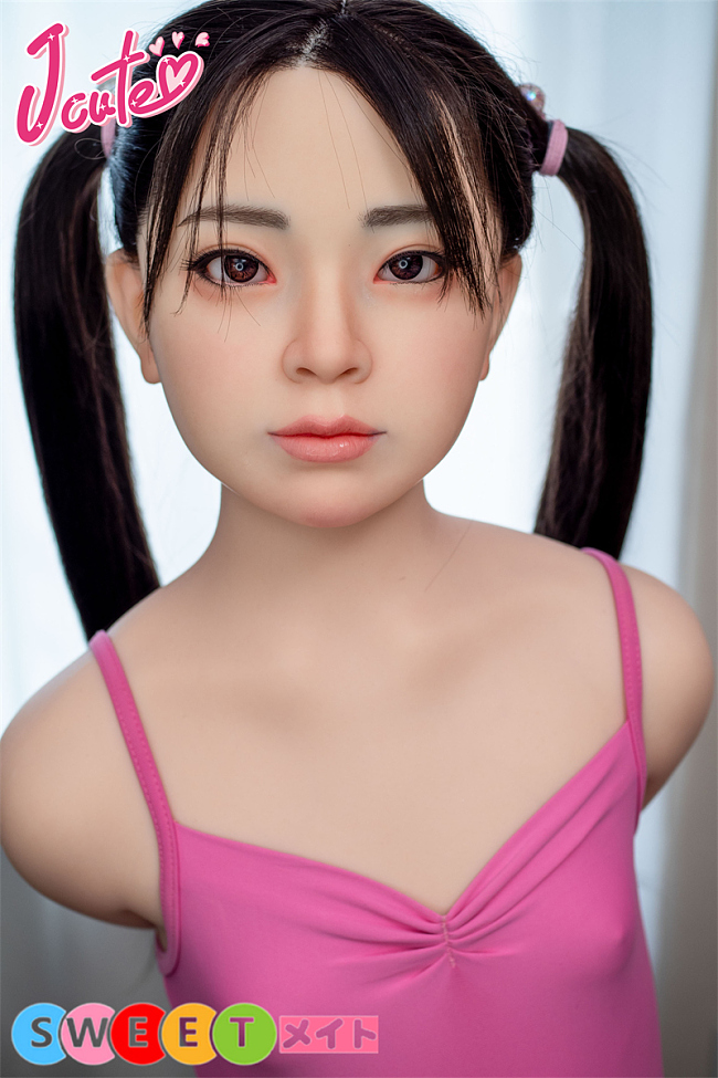 J-cute 137cm 貧乳 AGD17 羽純 ダッチワイフ等身大 宣伝画像は髪の毛の植毛 シリコンsex doll