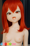 128cm アニメ 娘 赤髪セックス人形 Akari色気美人