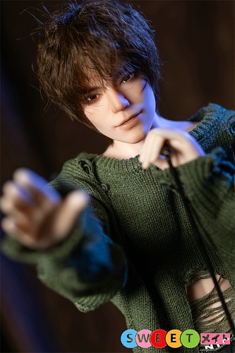 Qita Doll 爱莫さん シームレス 軽量 2.9kg 男性ミニラブドール 1/3ドール 62cm シリコン製 ダッチワイフ イケメン