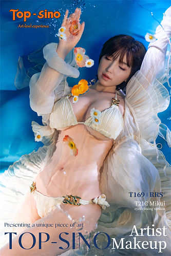 Top-Sino Doll RRS+版 T21C 米葵 フルシリコン製 目閉じ ラブドール セクシー 169cm Gカップ 巨乳 ダッチワイフ