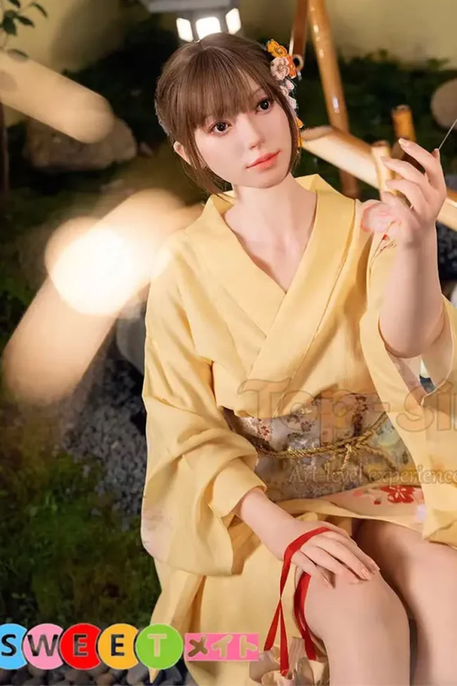 Top Sino Doll RRS+版 T28 米奈 ラブドール 新発売 168cm Dカップ 普乳 シリコン製 和服姿の彼女 アダルト 人形