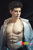 Realing 朗烨 82cm ミニリアルドール トルソー 筋肉 シリコンヘッド＋TPEボディ 男性ラブドール